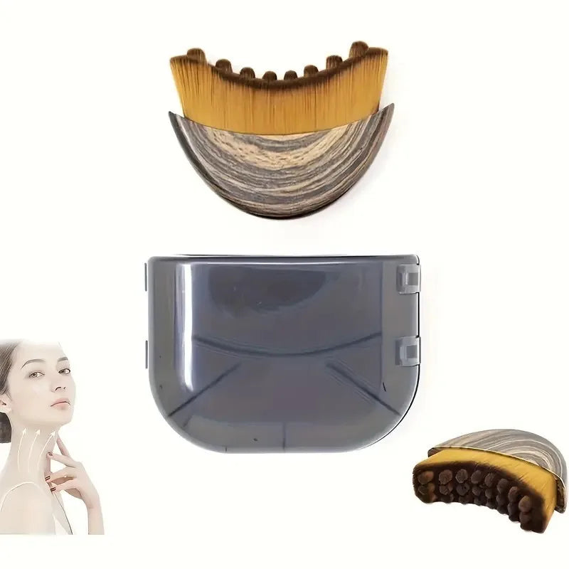Lymphatic Drainage Contour Face Brush – Sculpting, Depuffing & Daily Skincare