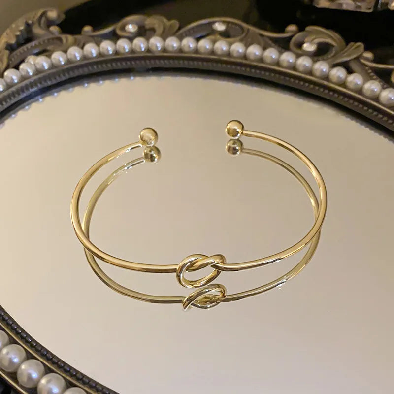 Stainless Steel Twist Cuff Bracelet
