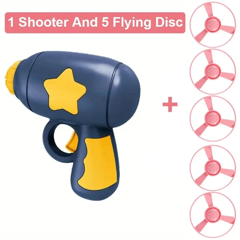 Mini Flying Disc Launcher Cat Toy – Interactive Shooting Gun for Kittens & Cats