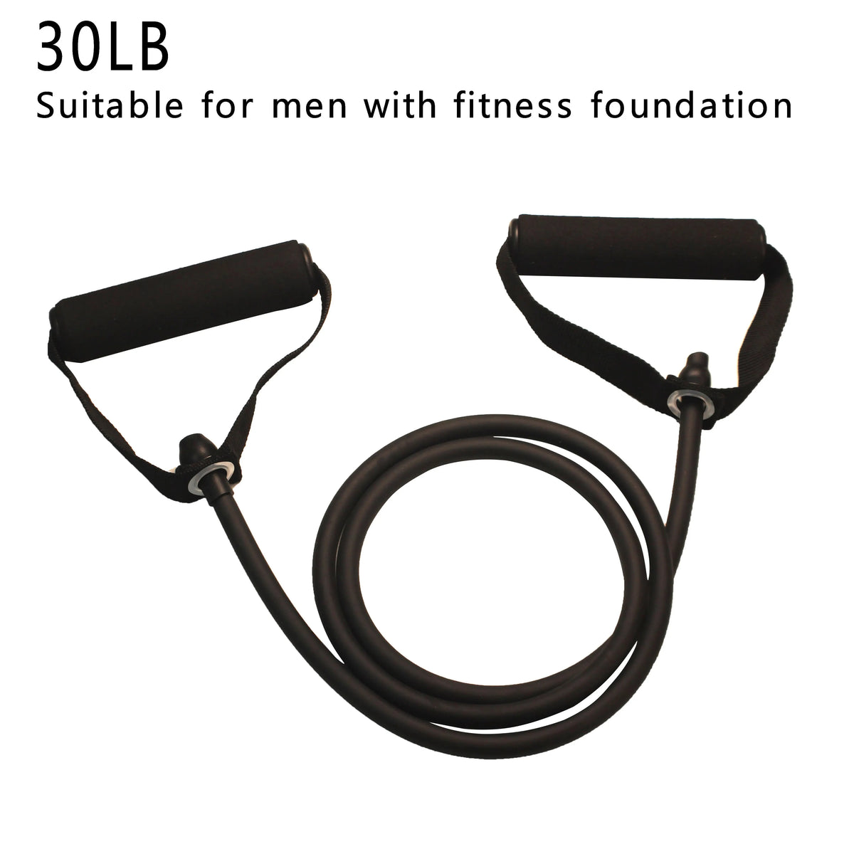 Resistance Bands with Handles – Exercise Workout Bands for Men & Women, Home Strength Training (10–30 LB)