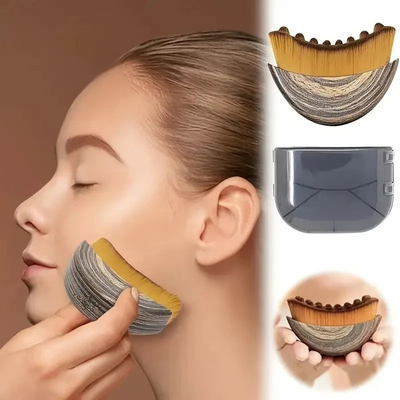 Lymphatic Drainage Contour Face Brush – Sculpting, Depuffing & Daily Skincare