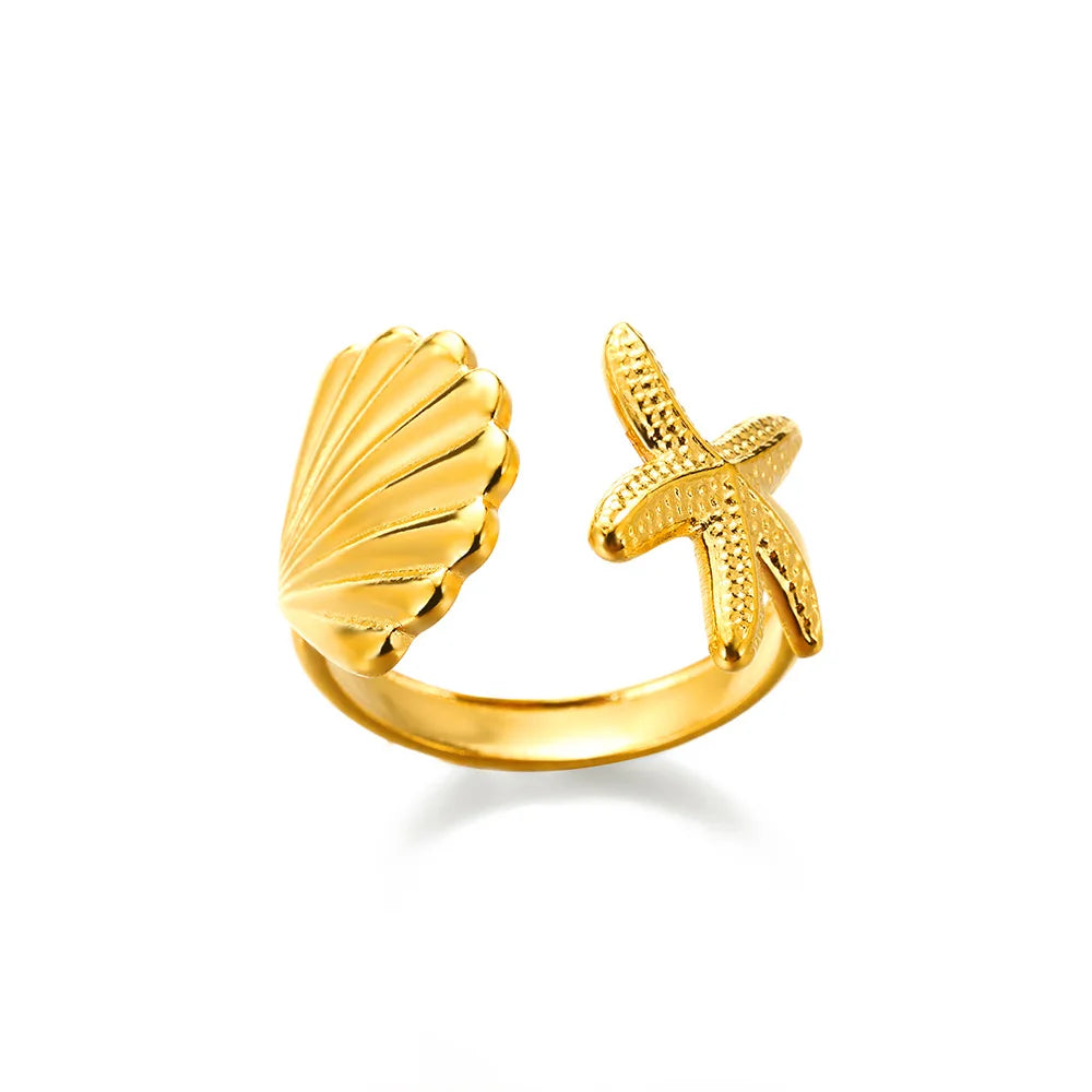 Gold Stainless Steel Ring