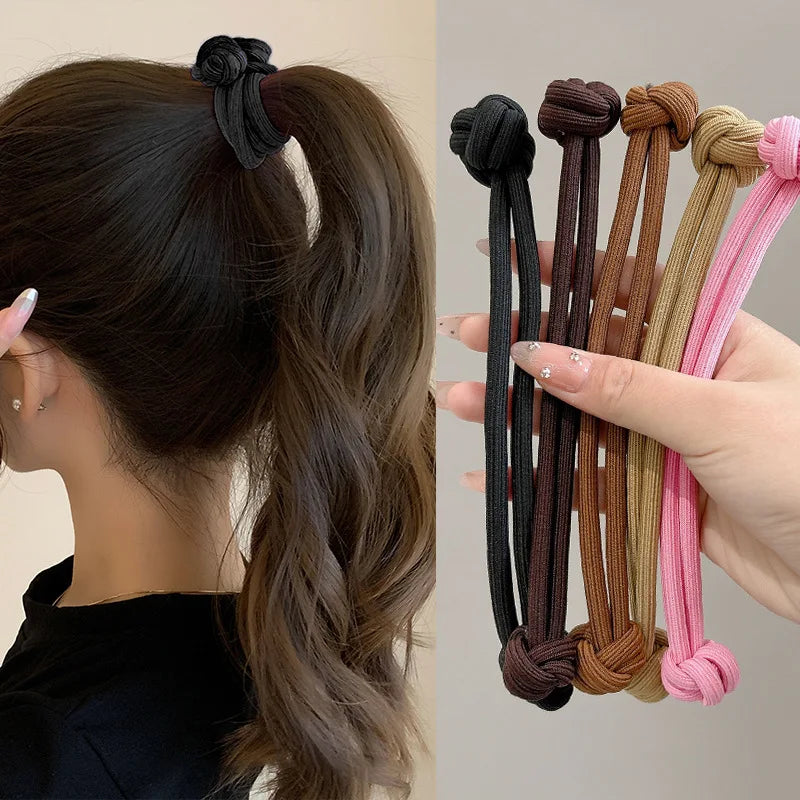 Stretch Elastic Hair Ties – Multi-Style Pack