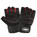 Half-Finger Workout Gloves with Wrist Wrap – Cycling, Lifting & MTB, Unisex M-XL