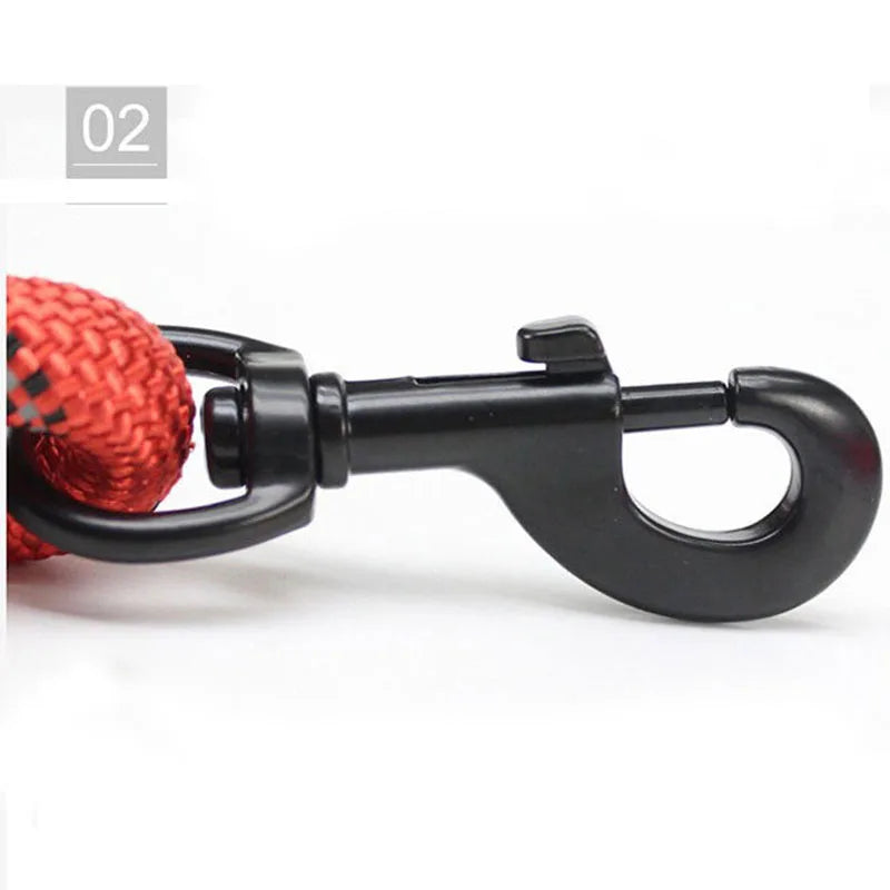 Reflective Dog Leash with Padded Handle – Heavy Duty Double Rope for Strong Dogs