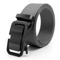 Men's Nylon Canvas Belt – Automatic Metal Buckle, Outdoor & Work