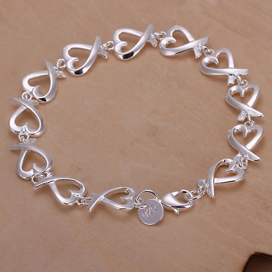 925 Sterling Silver Bracelet — Elegant Chain