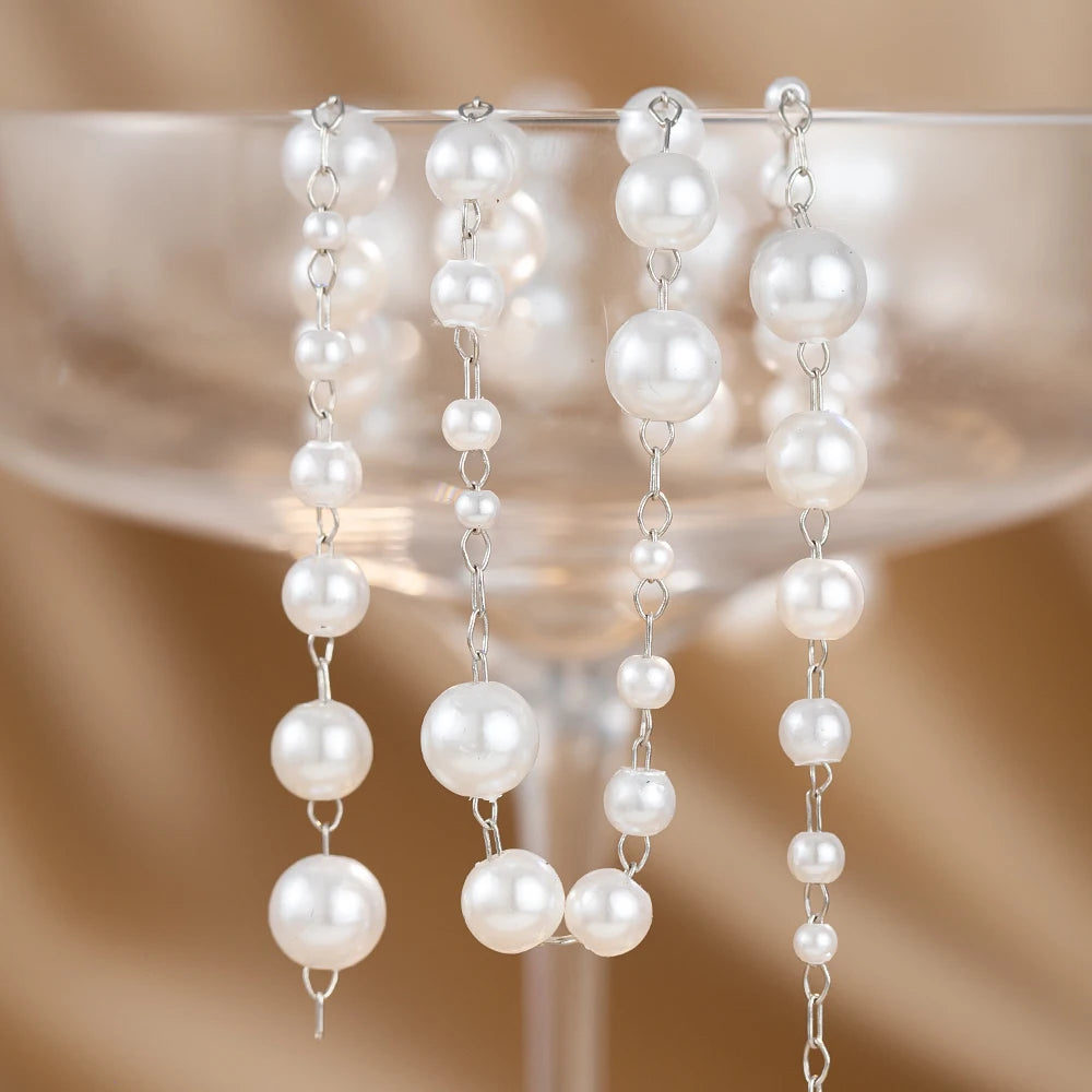 Pearl Bead Chain for Jewelry Making