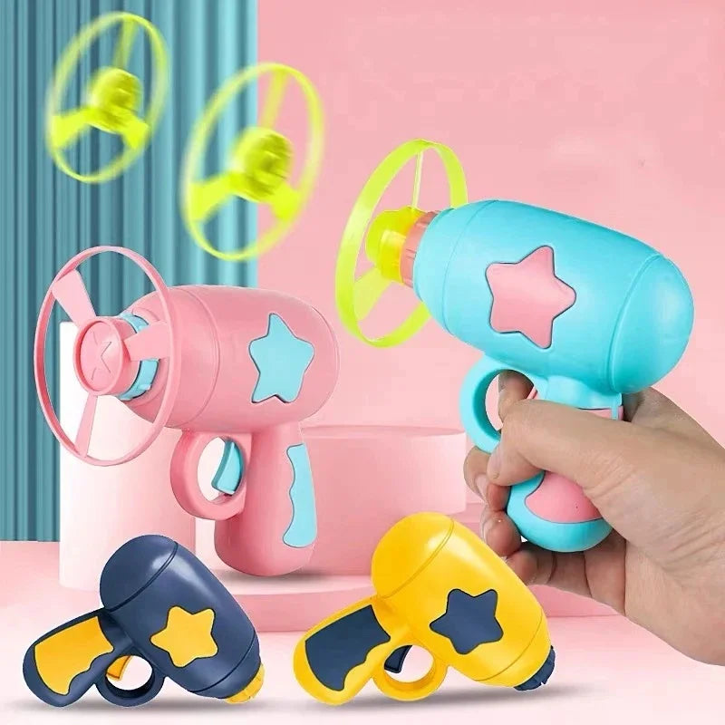 Mini Flying Disc Launcher Cat Toy – Interactive Shooting Gun for Kittens & Cats