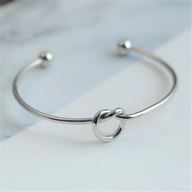 Stainless Steel Twist Cuff Bracelet