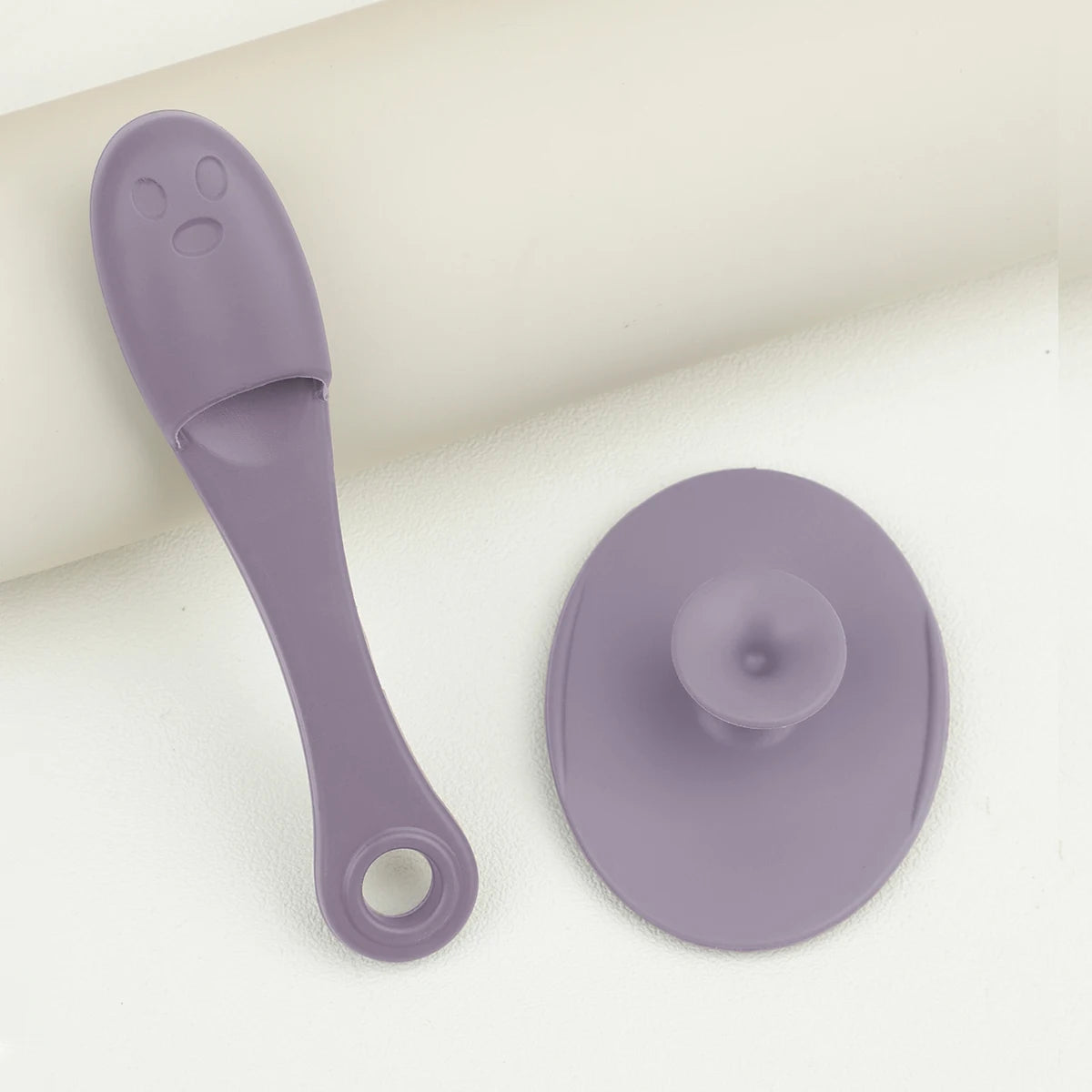 2-Piece Silicone Facial Cleansing Brush Set – Blackhead Remover & Makeup Cleanser