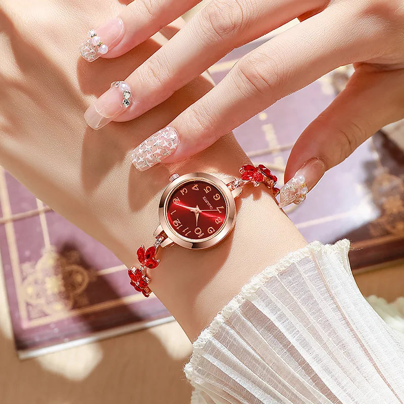Women's Rhinestone Bracelet Watch