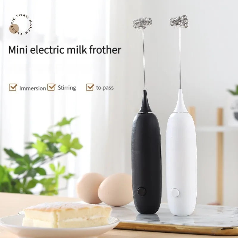Portable Milk Frother & Egg Beater – Handheld Whisk