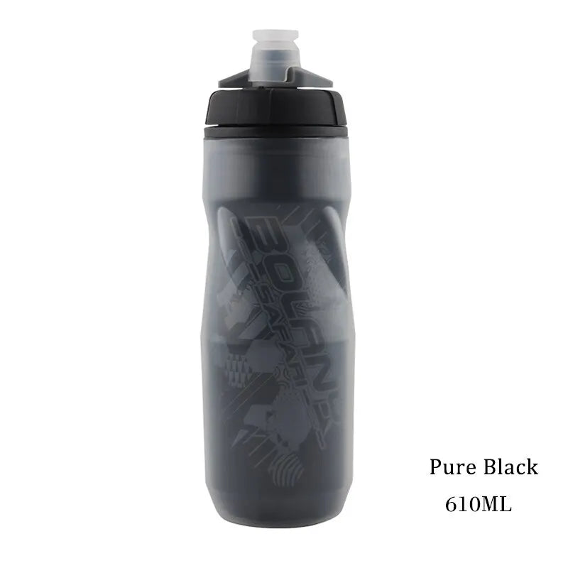 BOLANY 600ml Cycling Water Bottle – BPA-Free PP5 Squeeze Sports Bottle for Mountain Bike & Outdoor