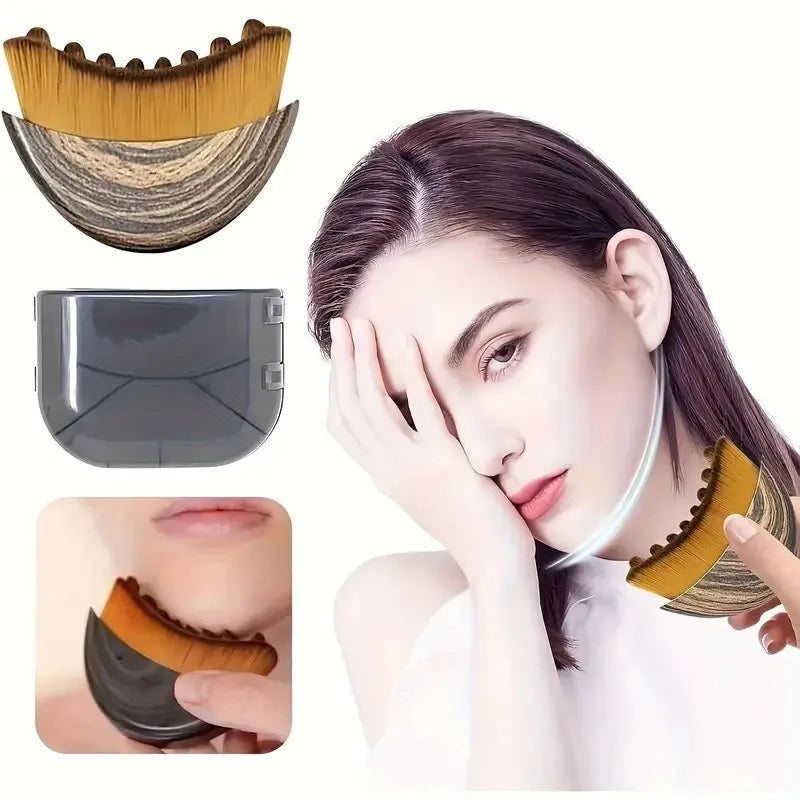 Lymphatic Drainage Contour Face Brush – Sculpting, Depuffing & Daily Skincare