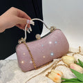 Women's Evening Baguette Bag – Chic Hard Shell Clutch for Parties & Events