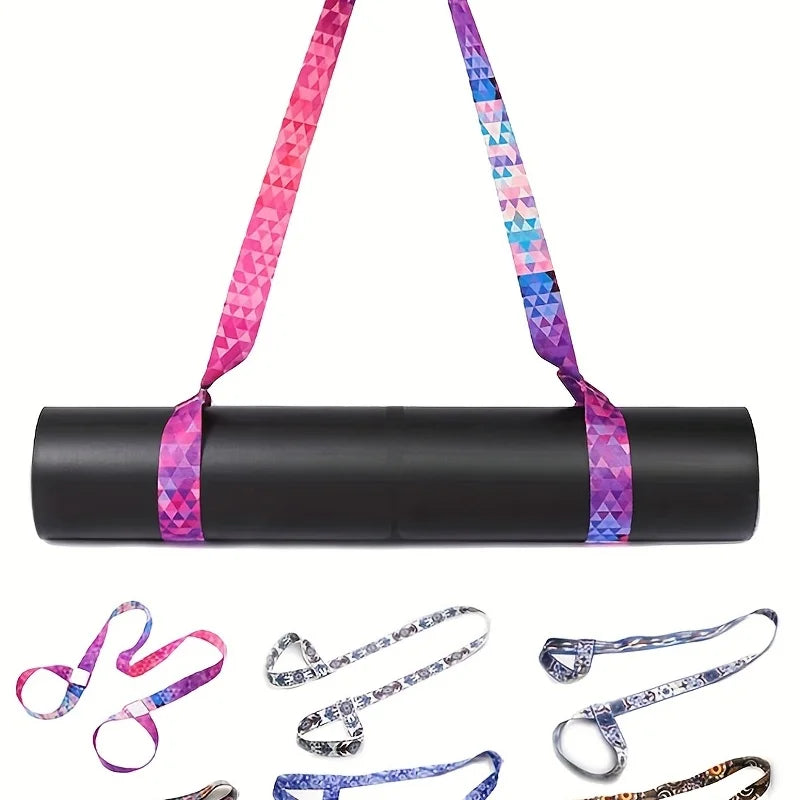 Adjustable Yoga Mat Carry Strap – Shoulder Sling & Storage Strap