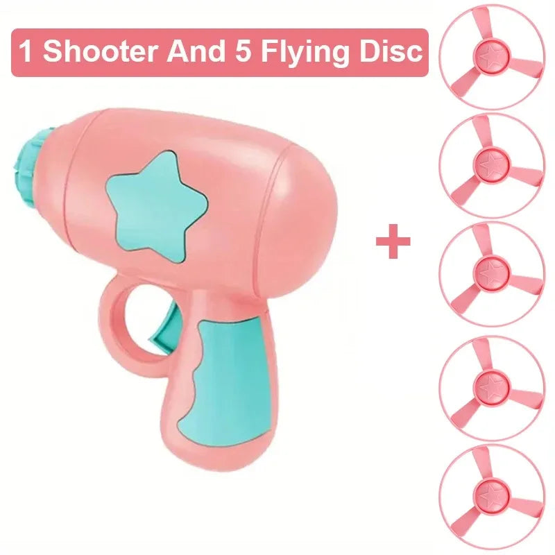 Mini Flying Disc Launcher Cat Toy – Interactive Shooting Gun for Kittens & Cats