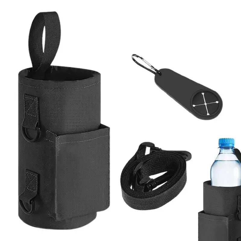 Magnetic Gym Water Bottle Carrier Bag – Non-Slip Portable Sling Holder for Gym & Fitness