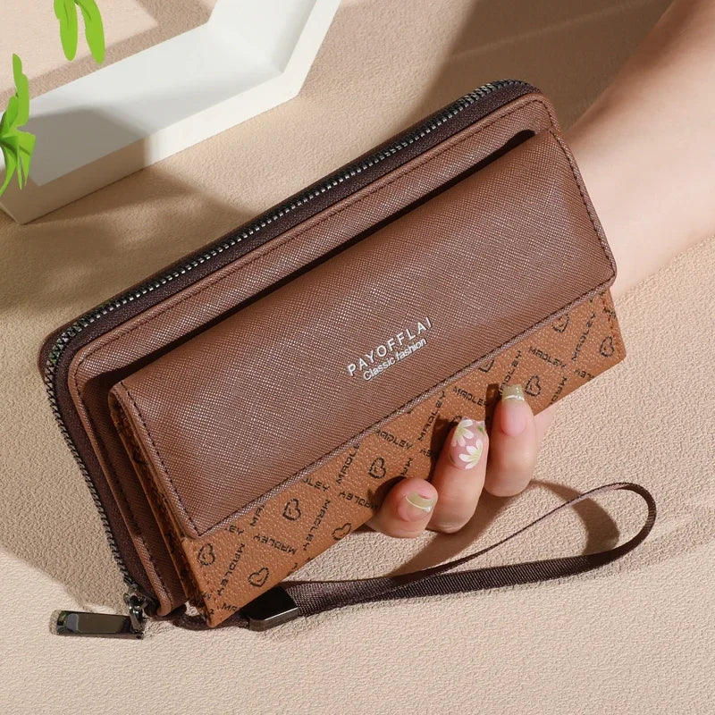 Men's Bifold Organizer Wallet – Faux Leather, Multi-Compartment | 6 Colors
