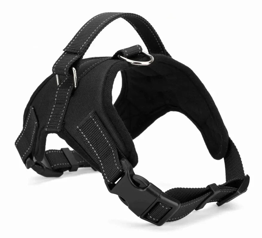 Dog Vest Harness – Adjustable Quick-Release Nylon Harness for Puppies & Dogs