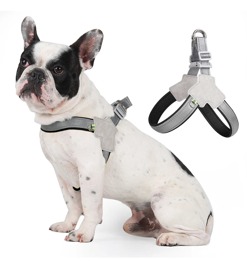 Reflective No-Pull Dog Harness – Adjustable Vest for Small & Medium Dogs