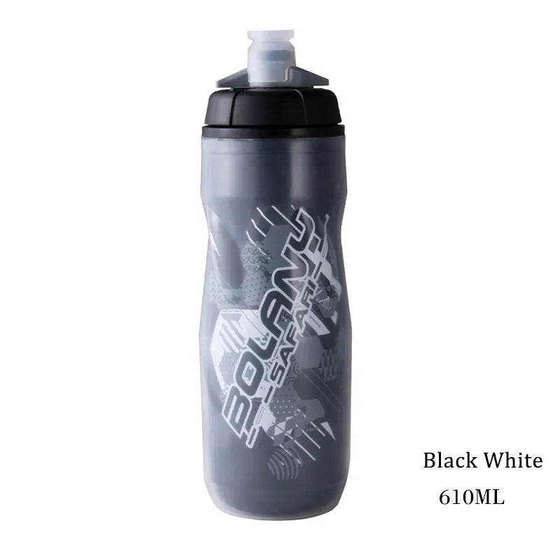 BOLANY 600ml Cycling Water Bottle – BPA-Free PP5 Squeeze Sports Bottle for Mountain Bike & Outdoor