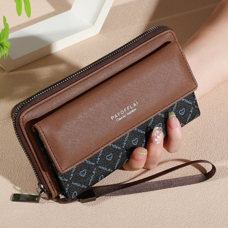 Men's Bifold Organizer Wallet – Faux Leather, Multi-Compartment | 6 Colors