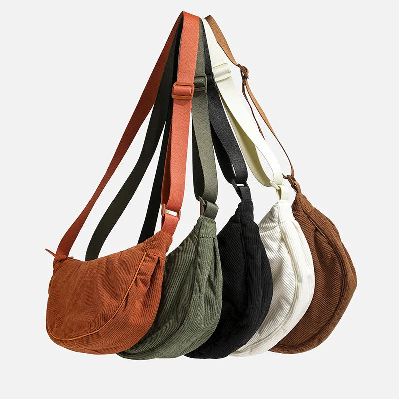 Corduroy Hobo Shoulder Bag – Crossbody