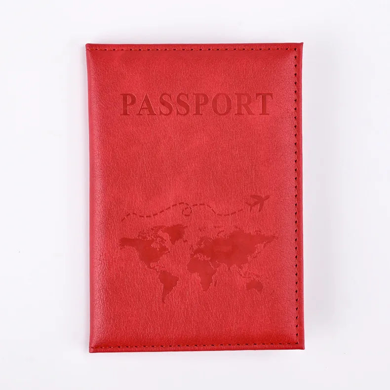 PU Leather Passport Holder – Travel Wallet & ID Card Cover