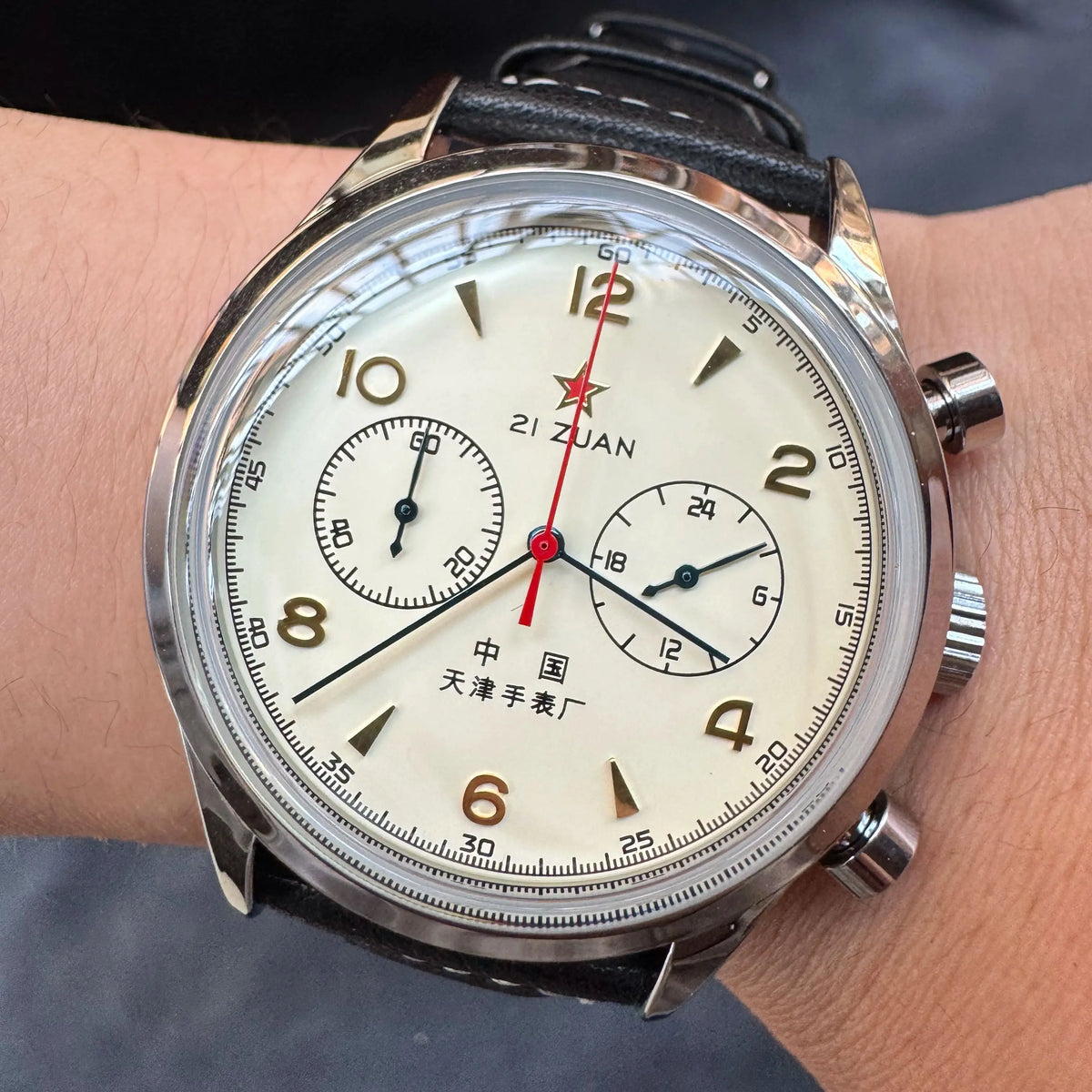 Pilot Chronograph Watch – 42mm