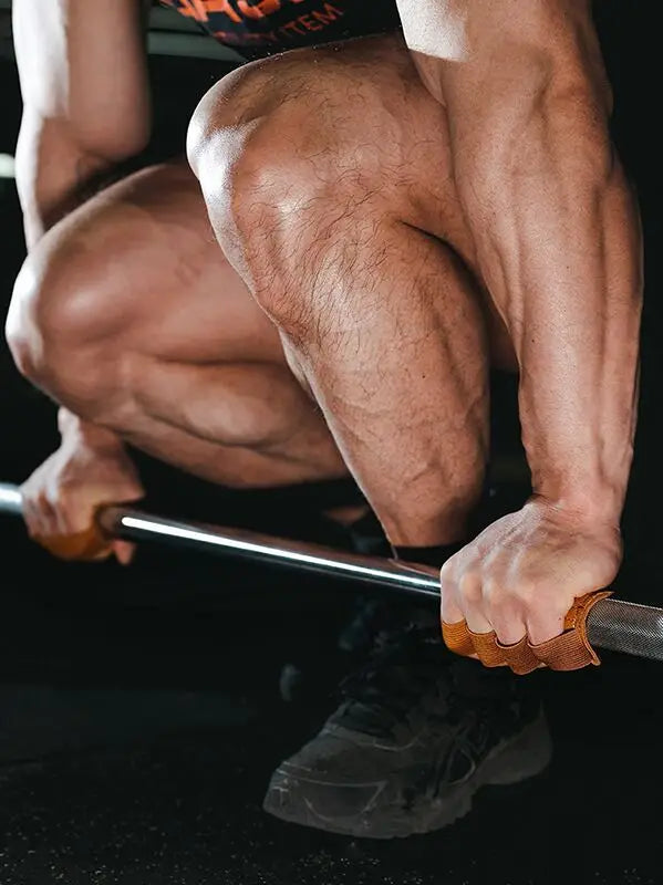 Leather Gymnastics Grips & Weightlifting Gloves – Palm Protection for Pull-Ups & CrossFit