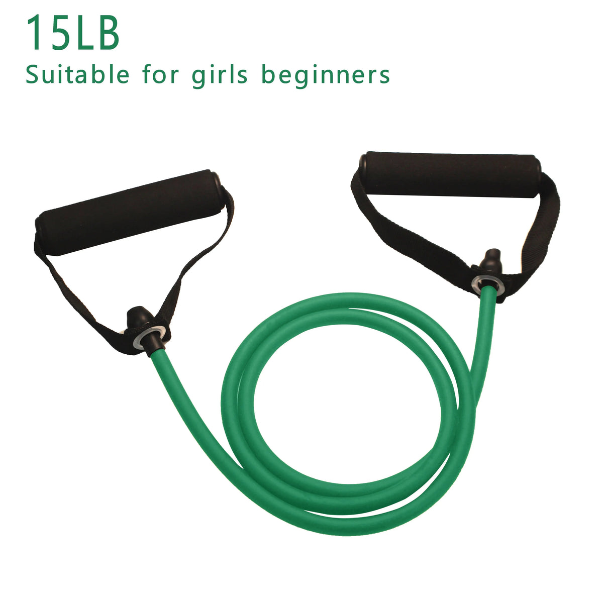Resistance Bands with Handles – Exercise Workout Bands for Men & Women, Home Strength Training (10–30 LB)
