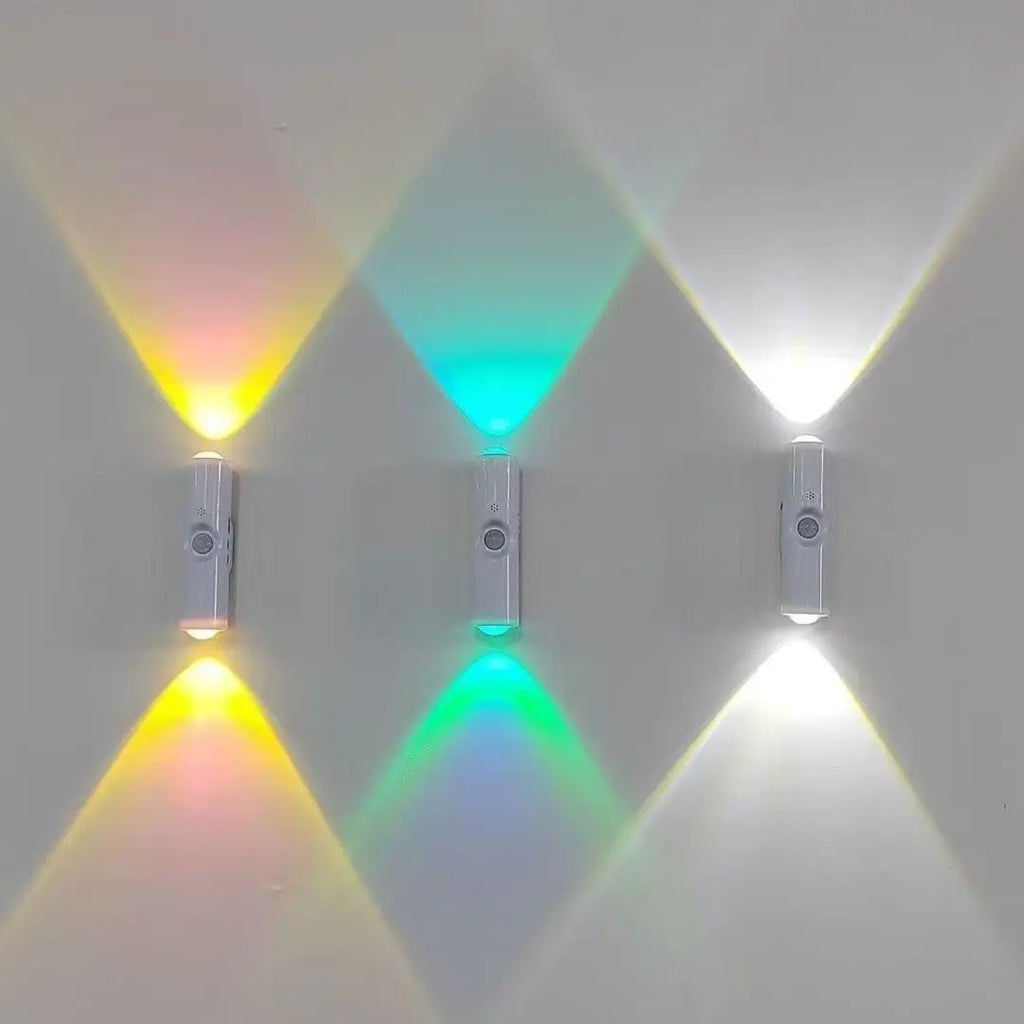 Smart RGB Night Light – Motion Sensor, Rechargeable, Magnetic Wall Lamp