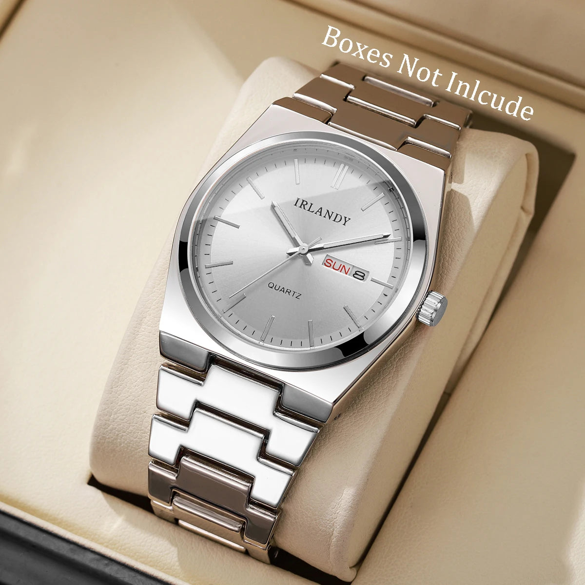 Men's Slim Quartz Watch with Calendar