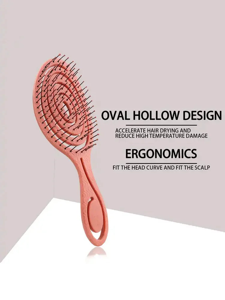 Detangling Hair Brush – Nylon Bristle Massage Comb
