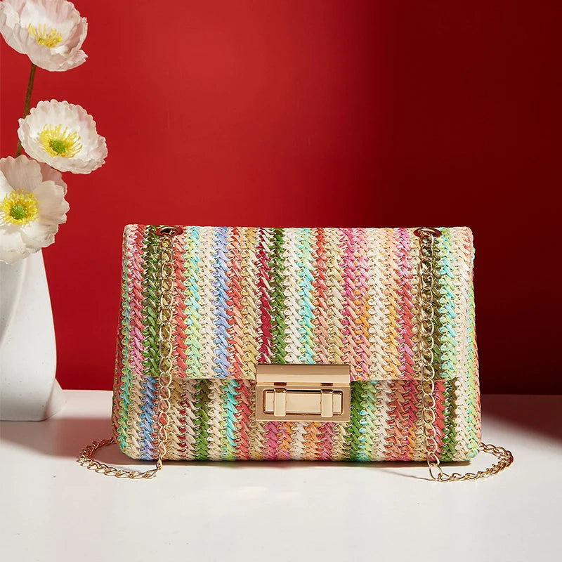 Women's Chain Strap Crossbody Bag – Chic Evening & Day Shoulder Bag