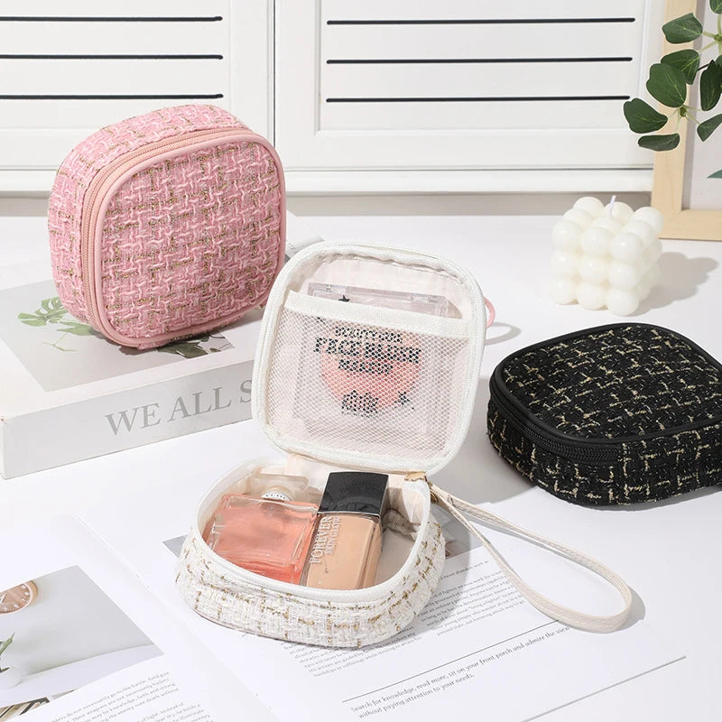 Mini Makeup Pouch – Portable Cosmetic Organizer Bag for Women