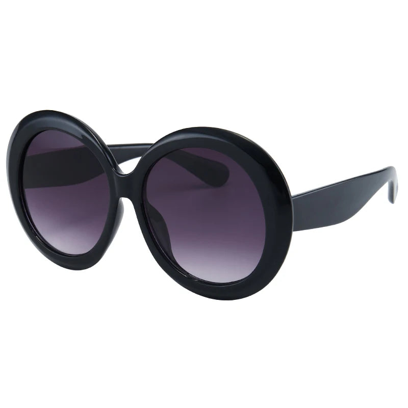Retro Oversized Round Sunglasses