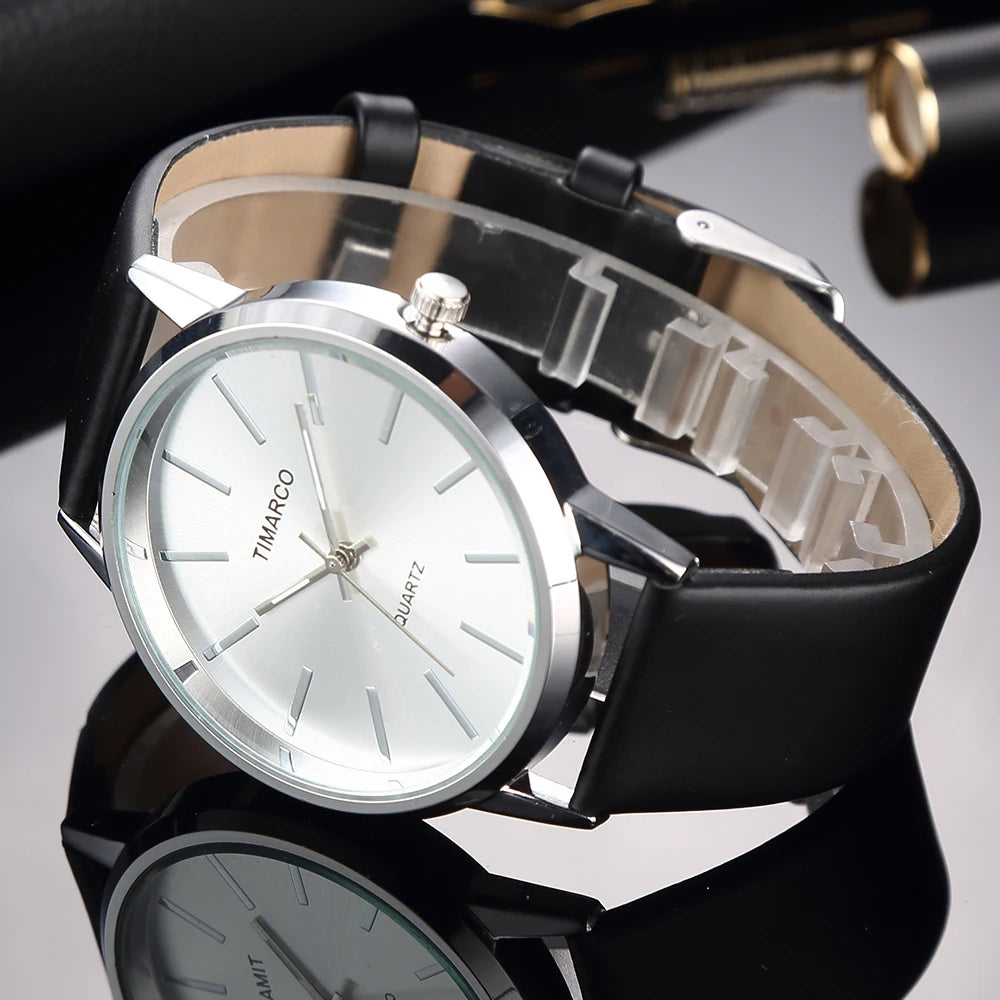 Women's Minimalist Quartz Watch – Stainless Steel Band, Numberless Dial | 7 Colors