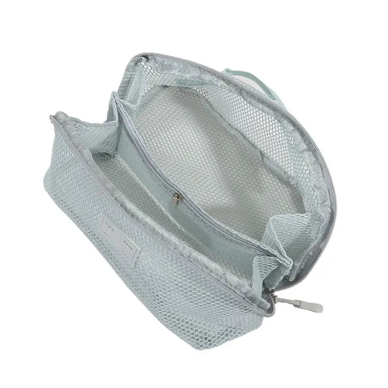 Women's Makeup Organizer Bag – Zipper Toiletry Kit & Travel Cosmetic Pouch