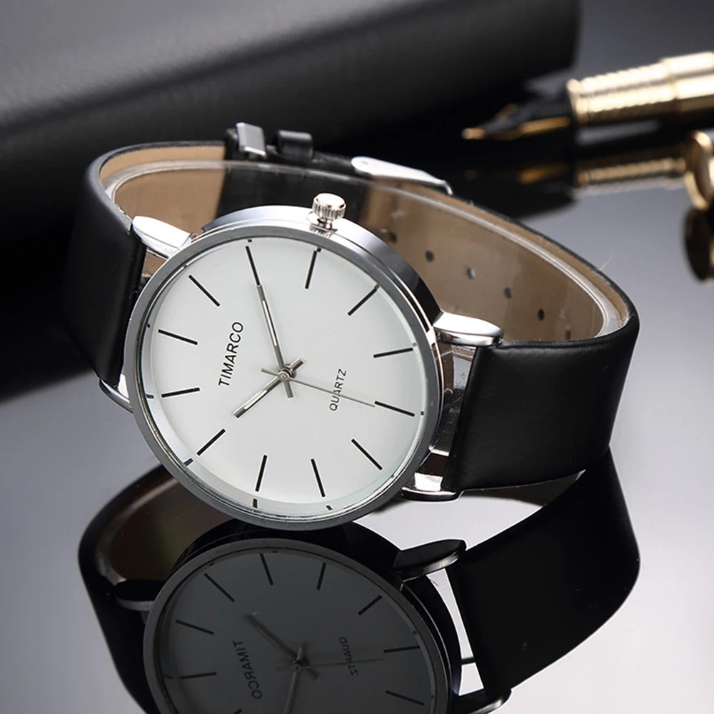 Women's Minimalist Quartz Watch – Stainless Steel Band, Numberless Dial | 7 Colors