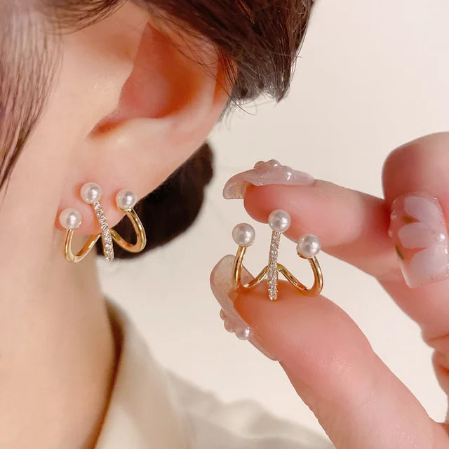 Sterling Silver Bohemian Stud Earrings
