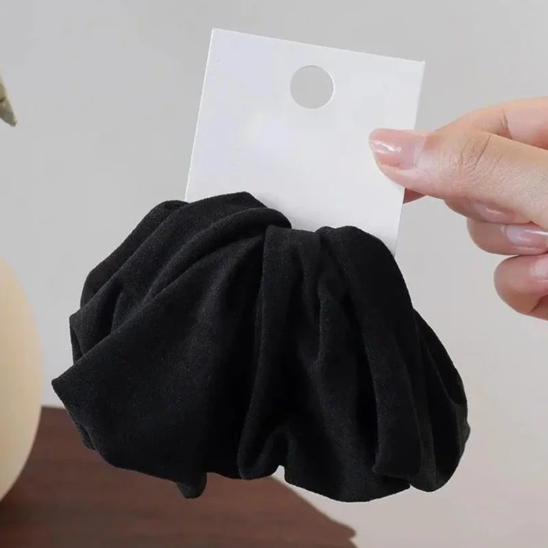4-Piece Hair Band Set — Thick Ponytail Holder Scrunchies