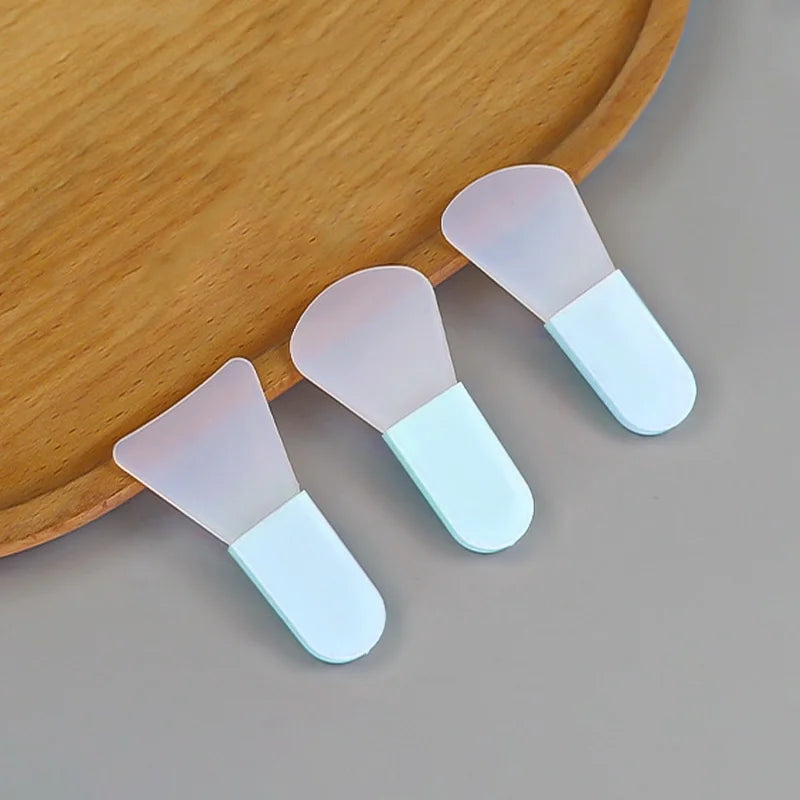 3-Piece Silicone Facial Mask Brush Set – Professional Mud & Cream Applicator