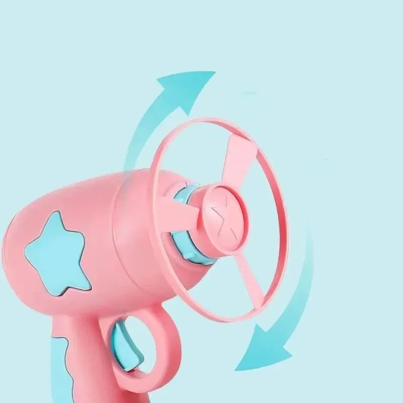 Mini Flying Disc Launcher Cat Toy – Interactive Shooting Gun for Kittens & Cats
