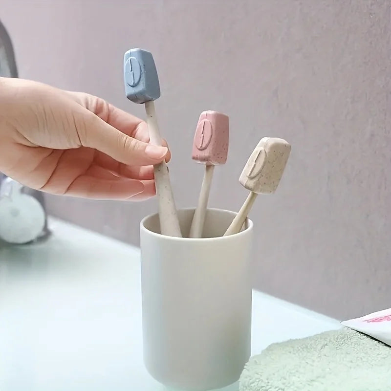 4-Piece Travel Toothbrush Cover Set
