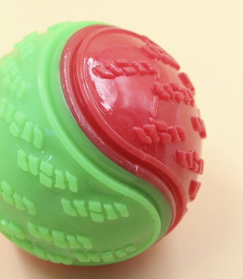 Soft TPR Squeaky Ball for Dogs – Interactive, Bite-Resistant, Teeth Cleaning, 6.5cm