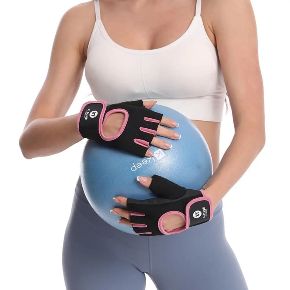 Half-Finger Weightlifting Gym Gloves – Non-Slip Gel Pad, Unisex