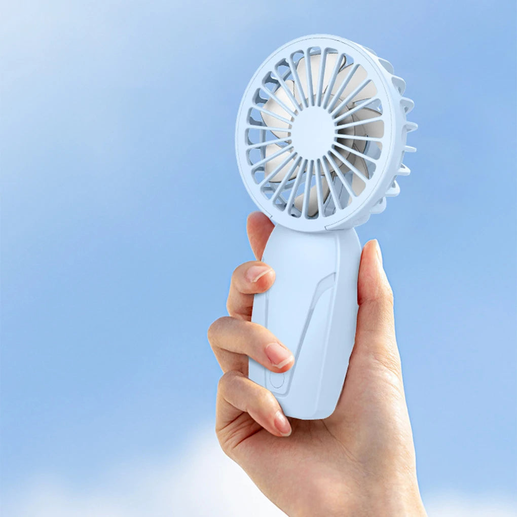 Portable Mini Handheld Fan – USB Rechargeable Pocket Fan with 3 Speed Settings